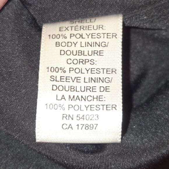 Banana Republic VTG '04 Black Polyester Knee Length Mac Raincoat Men's Sz XL - Picture 11 of 13